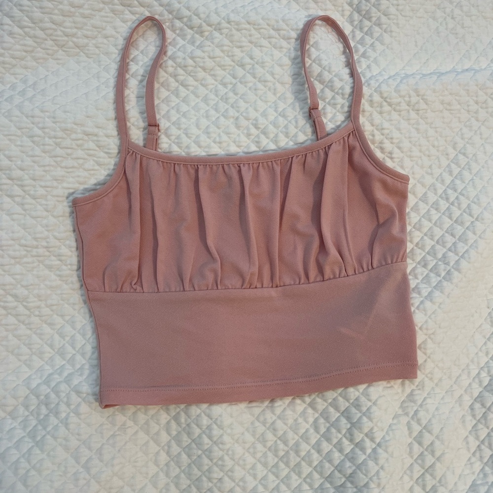 Divided Ruched Tank